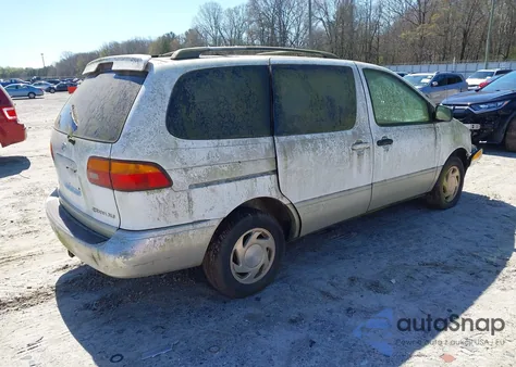 2000 Toyota Sienna Xle z USA, uszkodzony, nr VIN 4T3ZF13CXYU246465